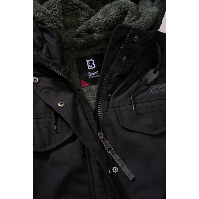 Damen Parka Marsh Lake schwarz - Brandit