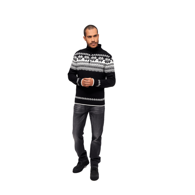 Pull zip norvégien noir - Brandit
