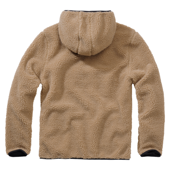 Bluza z kapturem polar z zamkiem camel - Brandit