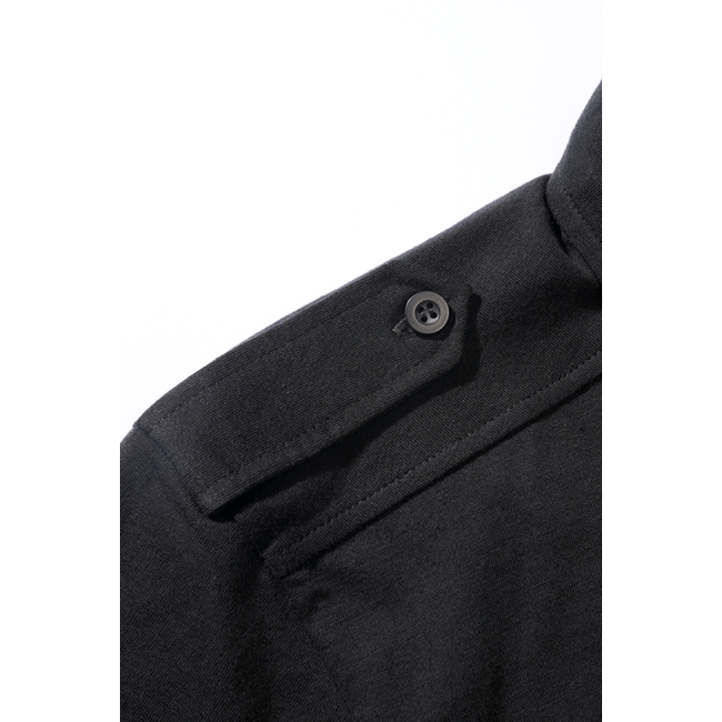 Jersey-Poloshirt Jon Kurzarm schwarz - Brandit