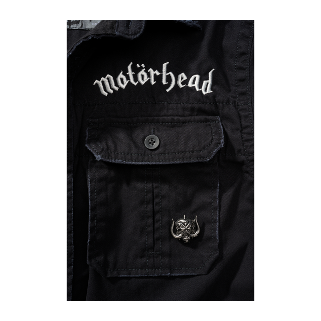 Vintage motorhead shirt zwart korte mouwen - Brandit