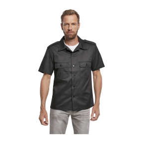 US Hemd Kurzarm Schwarz - Brandit
