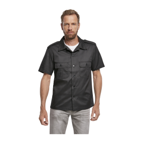 US Hemd Kurzarm Schwarz - Brandit