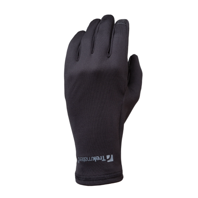 Gants fins en micropolaire stretch TRYFAN noir - Trekmates