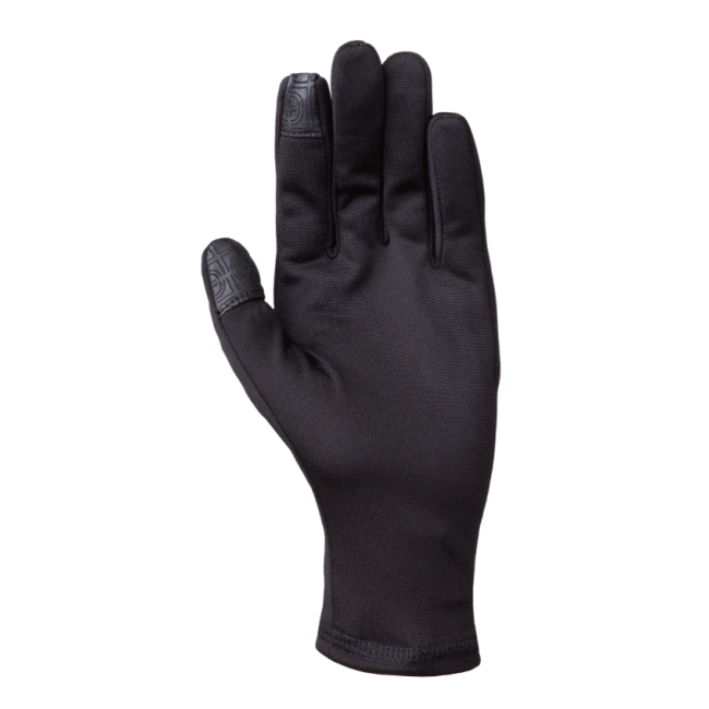 Gants fins en micropolaire stretch TRYFAN noir - Trekmates