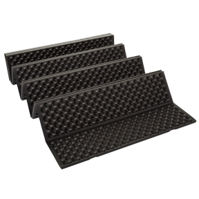 Matelas de sol pliant en mousse moulée noir - Trekmates