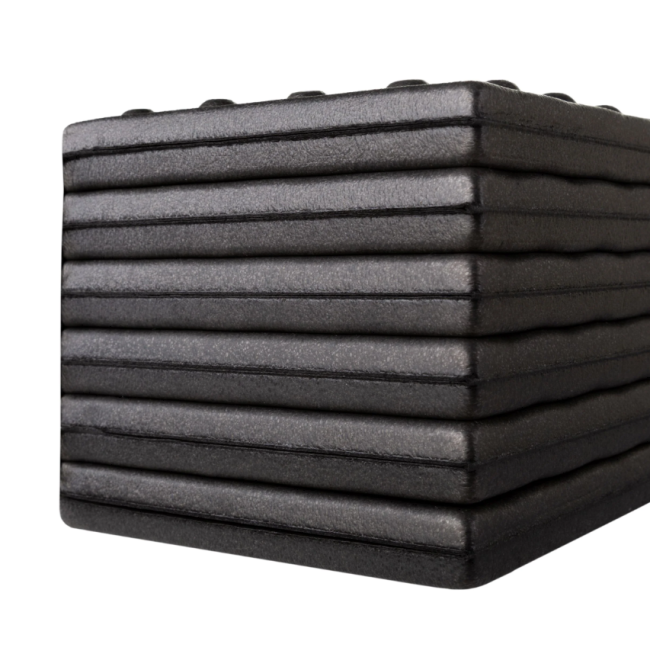 Faltbare Bodenmatte aus schwarzem Formschaum - Trekmates
