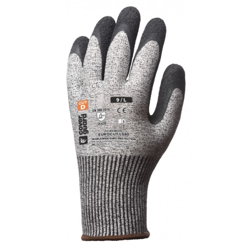 Gants Eurocut L Hppe Cut D Paume Noir Coverguard