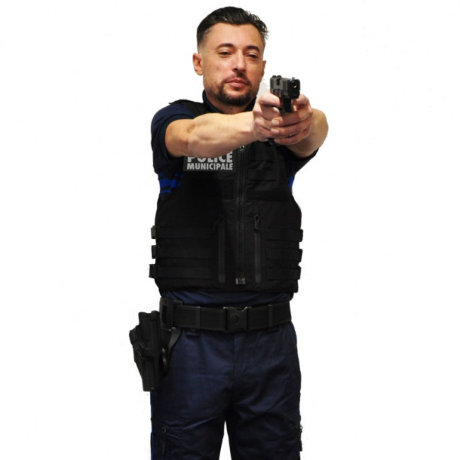 Full Tactical zwart heren IIIA Gemeentepolitie - Le Protecteur