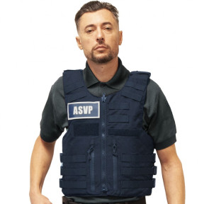 Kugelsichere Weste Full Tactical IIIA ASVP ohne Streifen Herren - Le Protecteur
