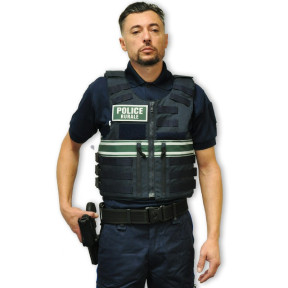Kugelsichere Weste Full Tactical IIIA Landpolizei Herren - Le Protecteur