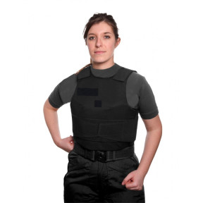 Colete à prova de balas New One NIJ IIIA Feminino - Preto - Le Protecteur