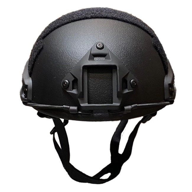 Casque balistique NIJ IIIA hi cut noir - Le Protecteur