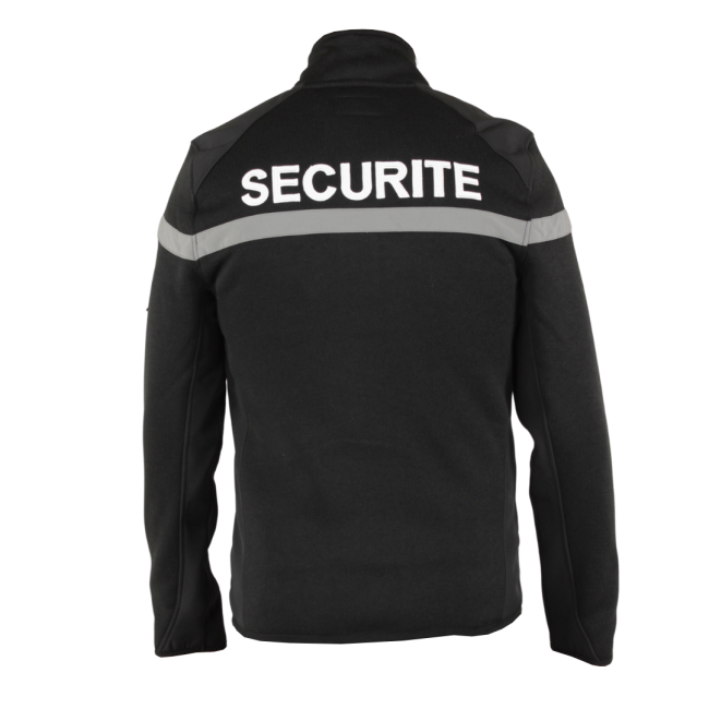 Micro-fleece veiligheidsvest Nevada zwart - Force Series