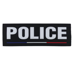 Soepele identificatieband POLICE 10 x 30 cm -Patrol Equipement
