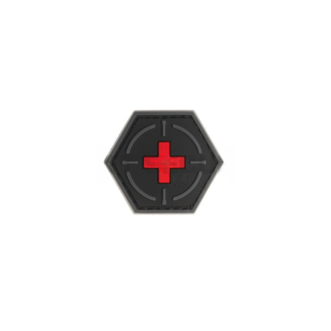 Patch tactical medic rouge et noir - JTG