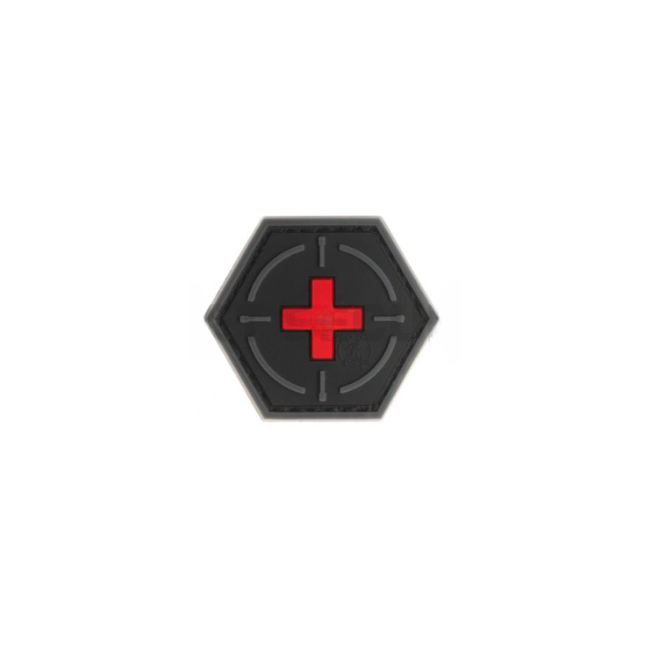 Patch tactical medic rouge et noir - JTG