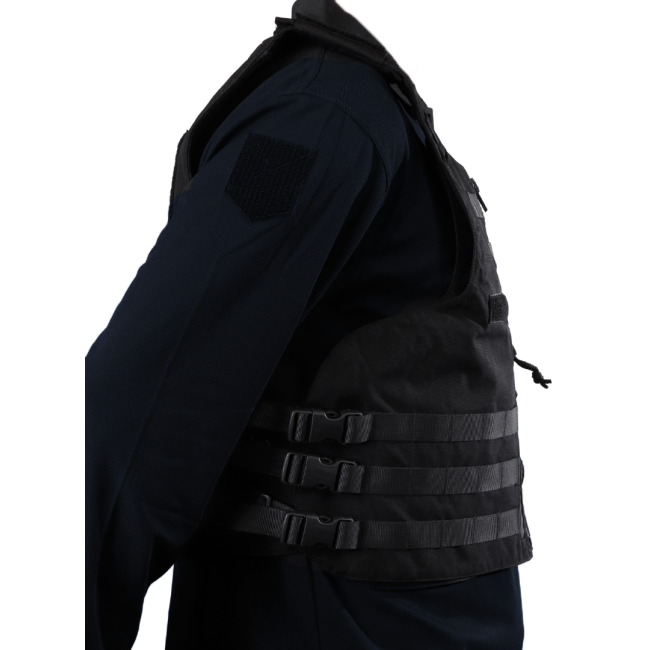 Kogelwerend vest Full Tactical IIIA Gemeentepolitie zwart heren - Le Protecteur
