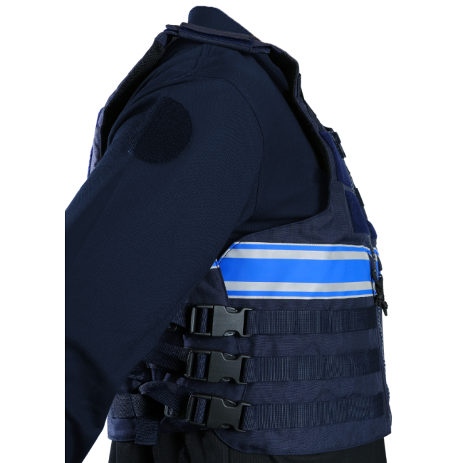 Housse de gilet pare-balles Full Tactical Police Municipale unisexe - Le Protecteur