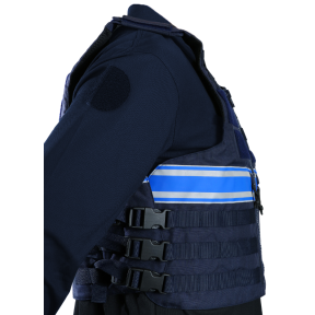 Housse de gilet pare-balles Full Tactical Police Municipale unisexe - Le Protecteur