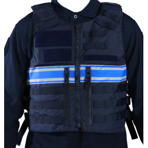 Kugelsichere Weste IIIA Full Tactical für Gemeindepolizei Männer - Le Protecteur