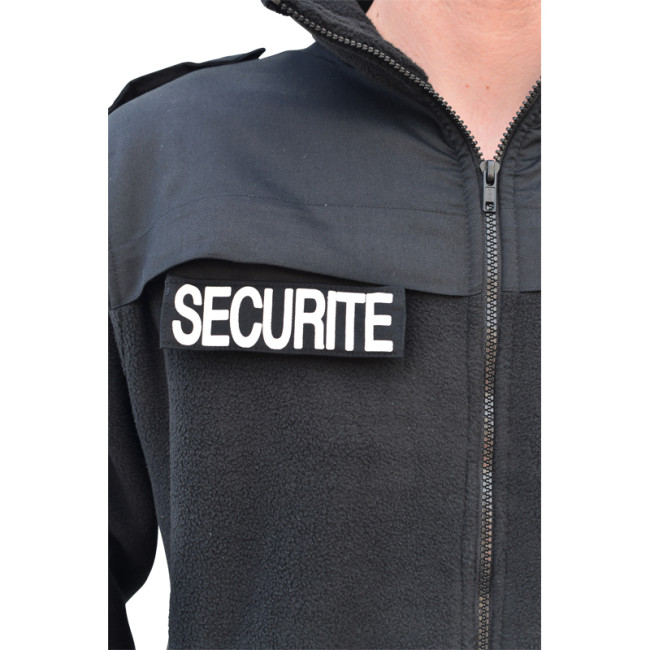 Blouson polaire noir SECURITE