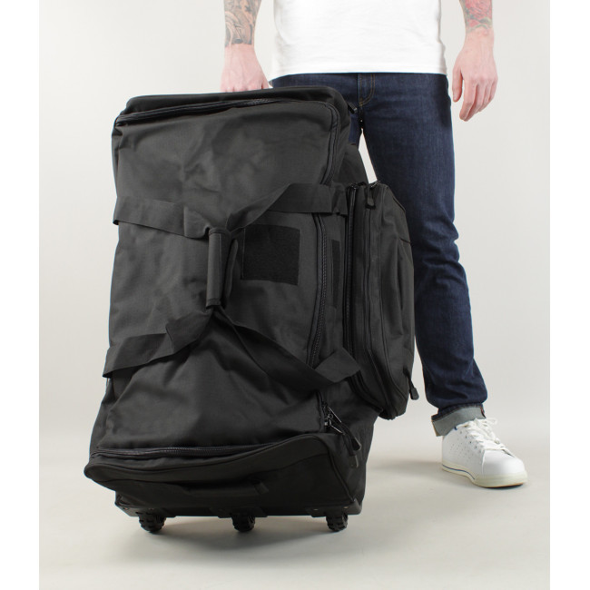 Sac à roulettes 3 roues 120L Cargo - Noir - Patrol Equipement