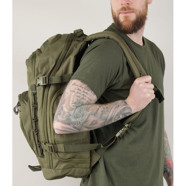 Sac à Dos De Randonnée ARES TREX 60L – Kaki – Neuf