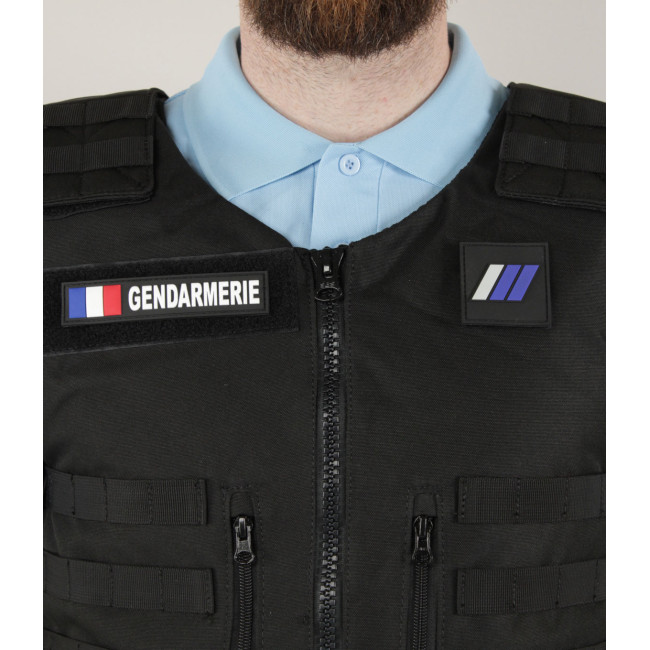 PVC band Gendarmerie met Franse vlag