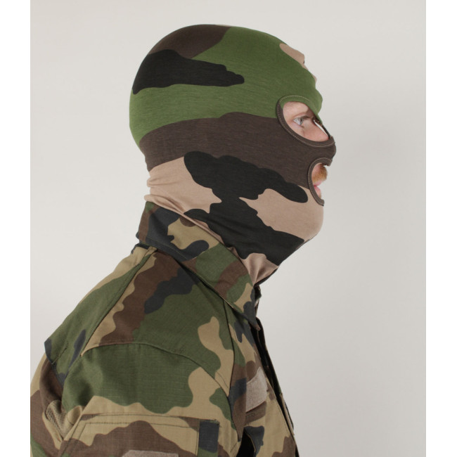 Sturmhaube mit 3 Löchern aus Baumwolle Camo CE - Patrol