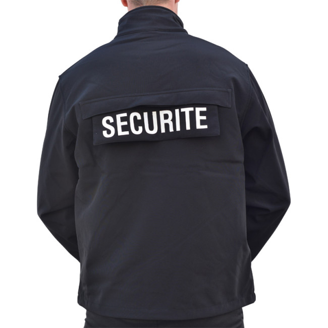 Schwarze Softshell-Jacke Sicherheit - PATROL