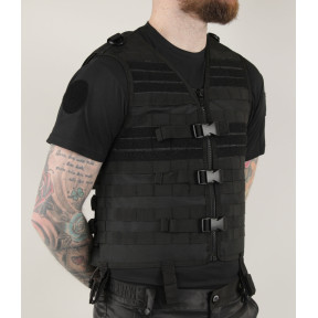 Gilet tactique Carrier Molle gen.II noir - Miltec