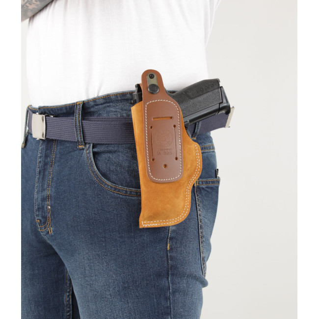 Holster en cuir souple inside IA325 Beige - Vega Holster Holster en cuir souple inside IA325 Beige - Vega Holster