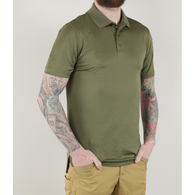 POLO TACTICAL PERFORMANCE HOMME VERT OLIVE - Under Armour