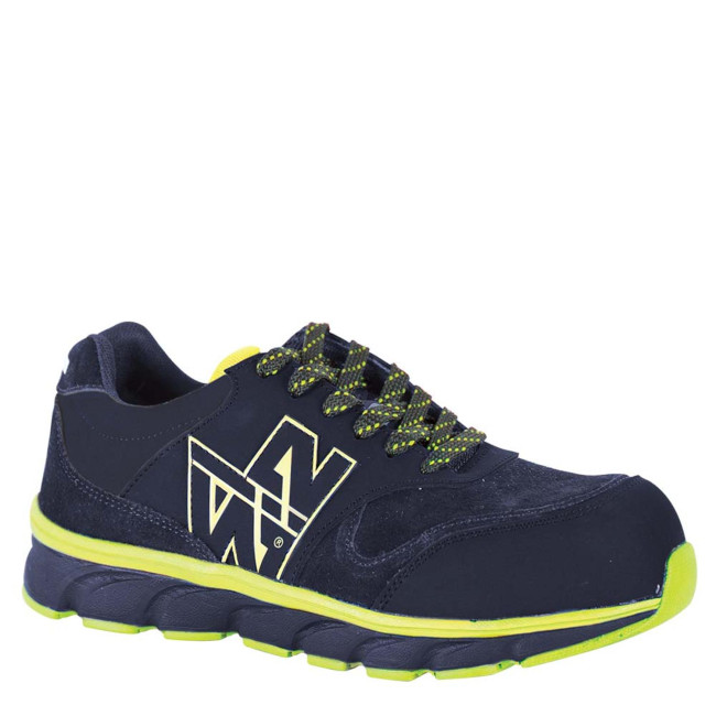 Buty robocze niskie Shelly S3 SRC granatowy/żółty fluo - North Ways