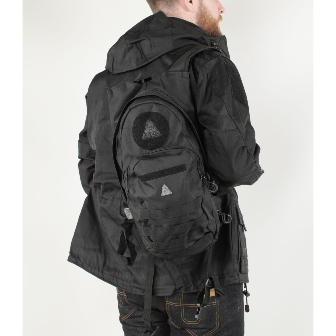 Black modular backpack 20L/30L - Ares
