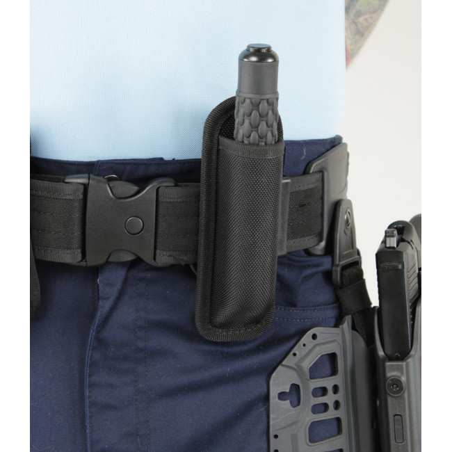 Wzmocniona teleskopowa pałka obronna 16" - Czarna - A10 Equipment