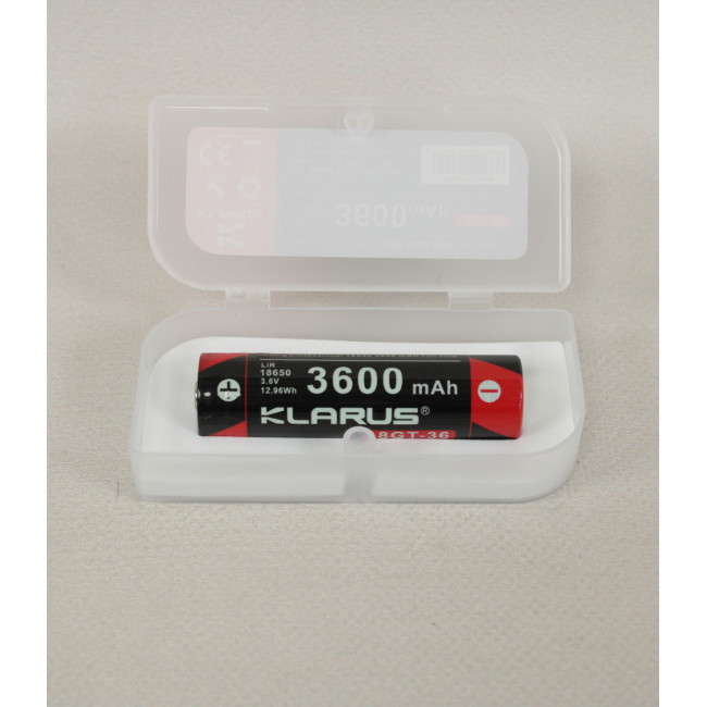 Batterie rechargeable pour lampes XT12GT, XT12S et XT2CR 3600 mAh - Klarus