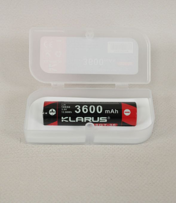 Batterie rechargeable pour lampes XT12GT, XT12S et XT2CR 3600 mAh - Klarus