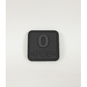 Patch carré groupe sanguin O+ blackops - JTG