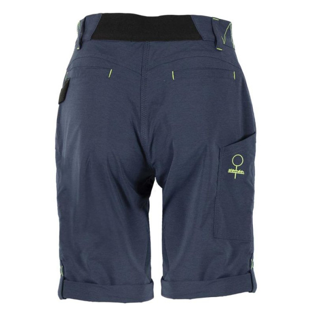 Bermuda de travail femme Sharon marine/jaune fluo - North Ways