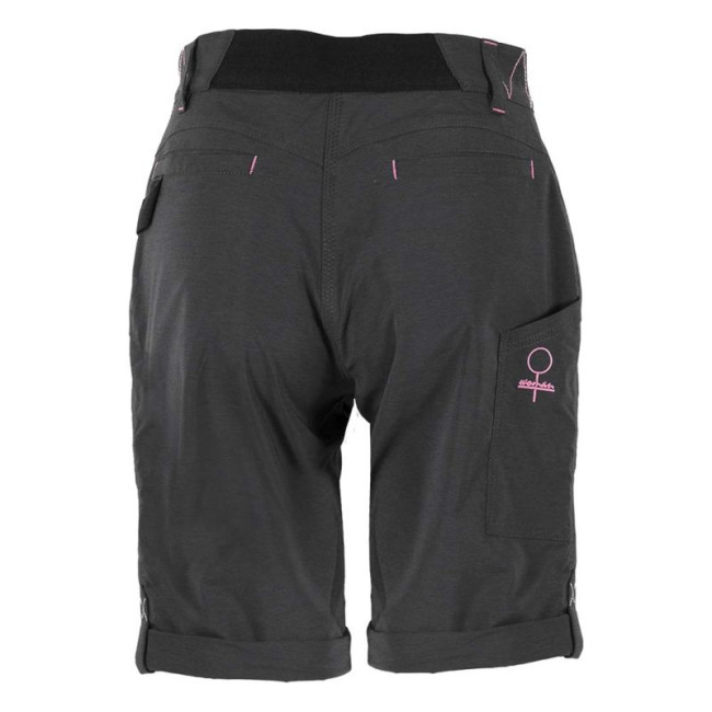 Bermuda de travail femme Sharon noir/fushia - North Ways