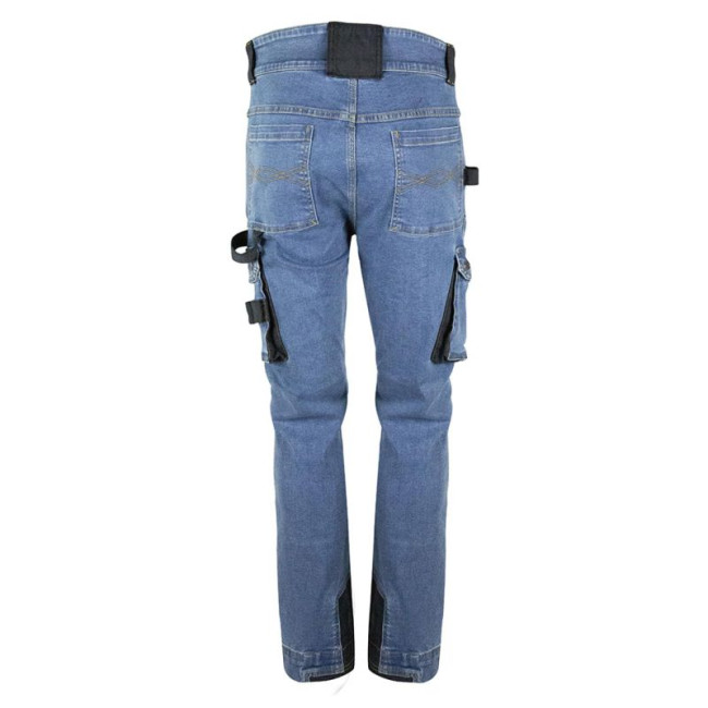 Arbeitshose mit vielen Taschen Neo waschblau - North Ways