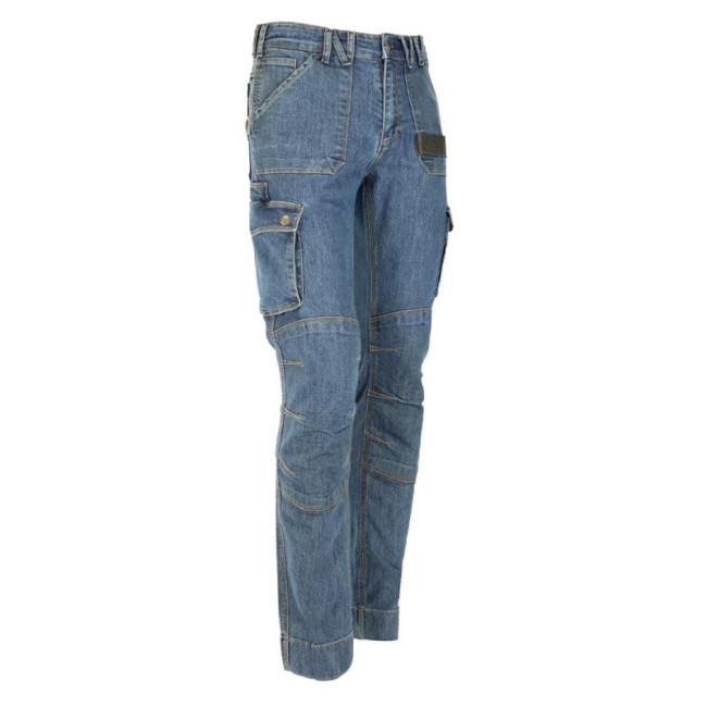 Pantalon de travail multipoches Usain bleu - North Ways