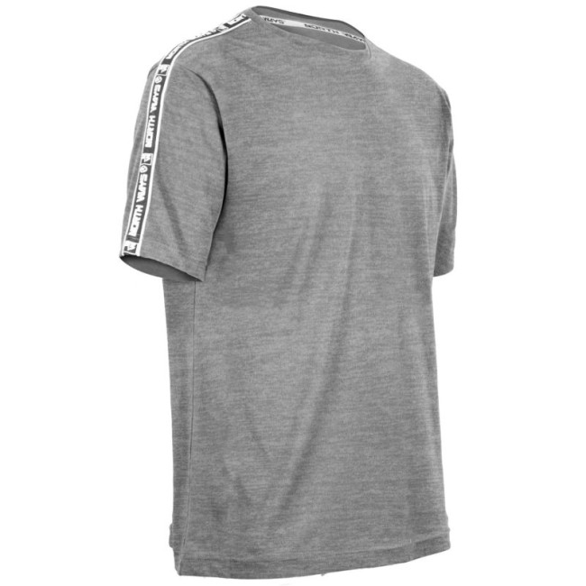 Arbeits-T-Shirt Kurzarm Luka grau meliert - North Ways