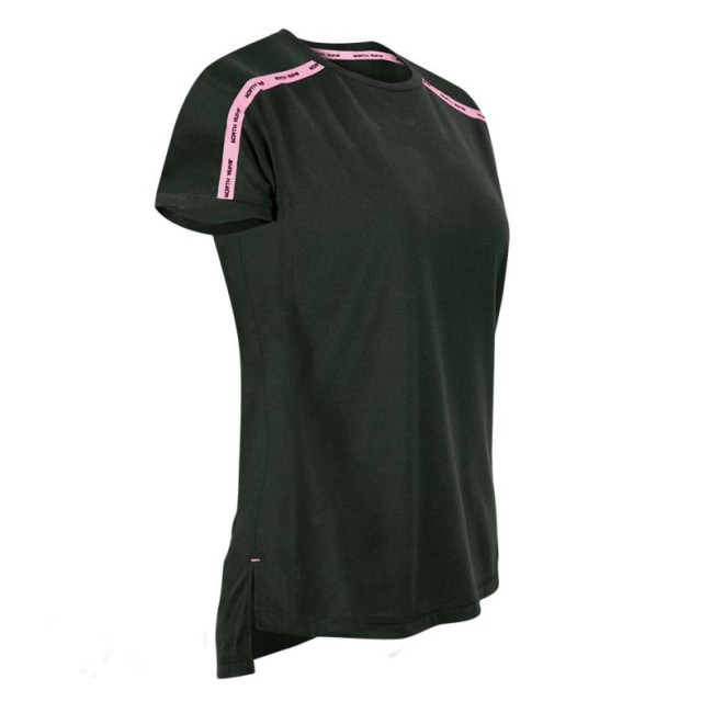 T-shirt korte mouwen Mia zwart/fuchsia - North Ways