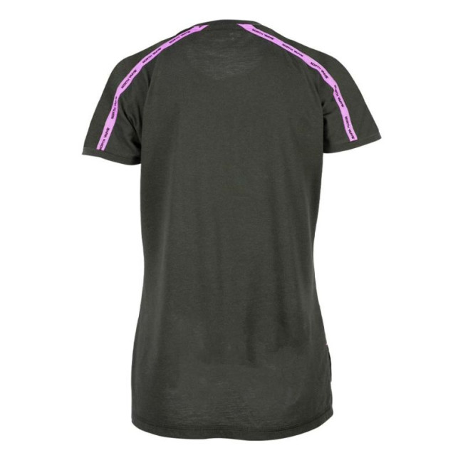 T-shirt manches courtes Mia noir/fushia - North Ways