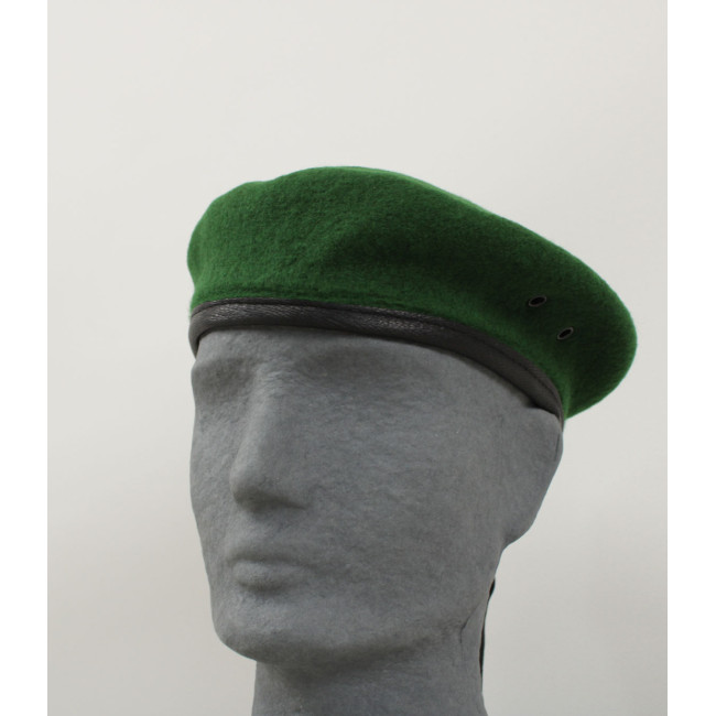 Militaire Beret Groen Legioen Leren Rand - Patrol Équipements