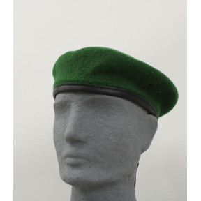 Béret Militaire Vert Légion Bord en Cuir - Patrol Équipements