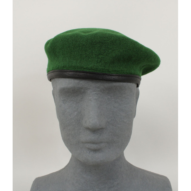 Béret Militaire Vert Légion Bord en Cuir - Patrol Équipements